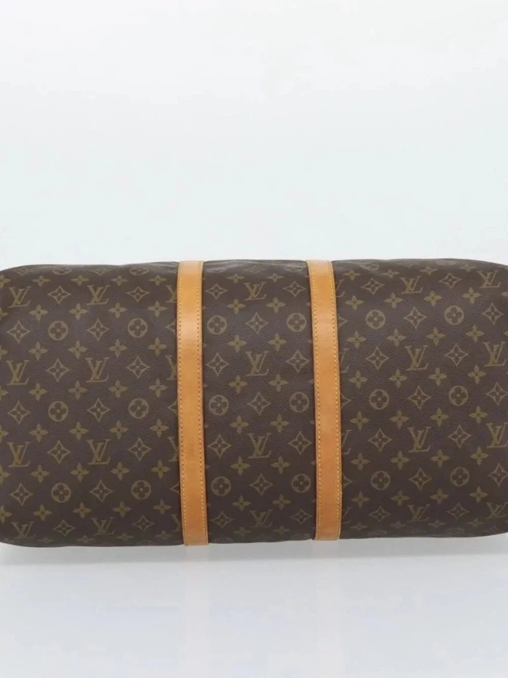 LOUIS VUITTON Monogram Keepall 55 Boston Bag M41424 LV Auth 187801A